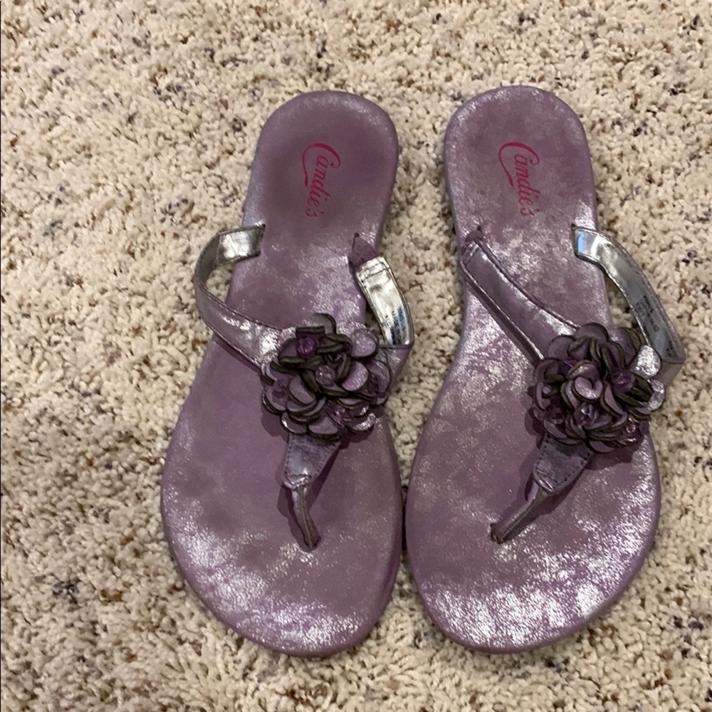Candie's Purple Women's Sandals